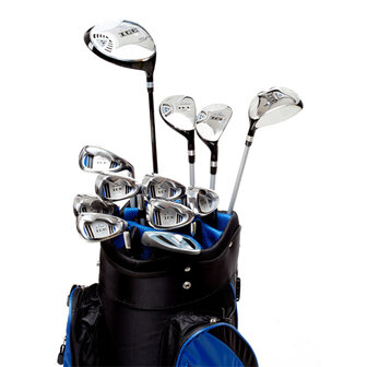Skymax IX-5 Complete Golfset Dames Graphite met Cartbag Zwart/Blauw