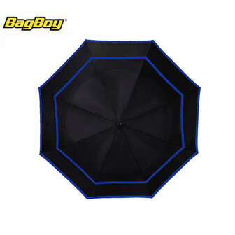 Bagboy Telescopic Umbrella Zwart/Blauw
