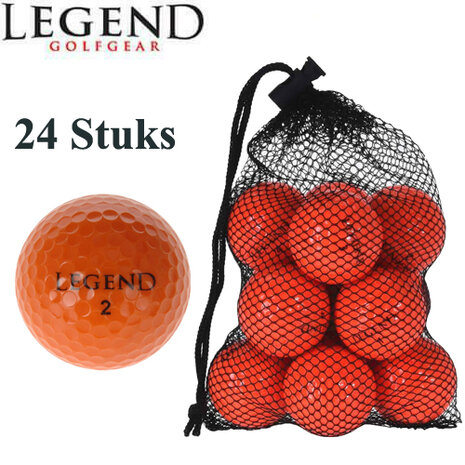 24-Stuks Legend Golfballen, oranje