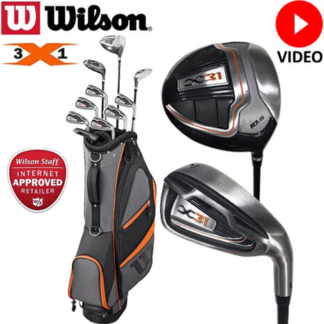 de elite Christus regisseur Wilson X31 Complete Golfset Heren - Athletesports.nl