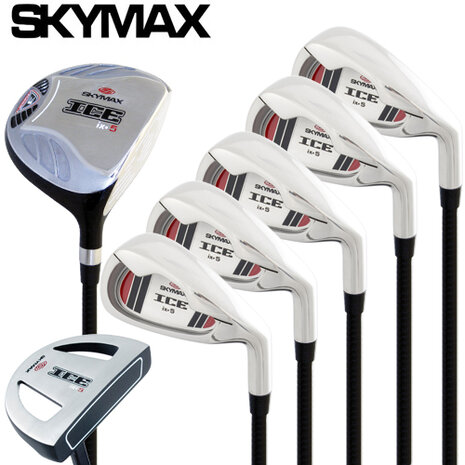 Skymax IX-5 XL Halve Linkshandige Golfset Heren Graphite Zonder Tas