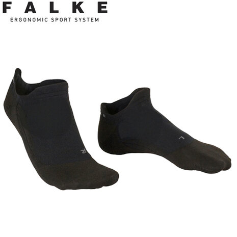 Falke GO2 Invisible Golfsokken Heren, zwart