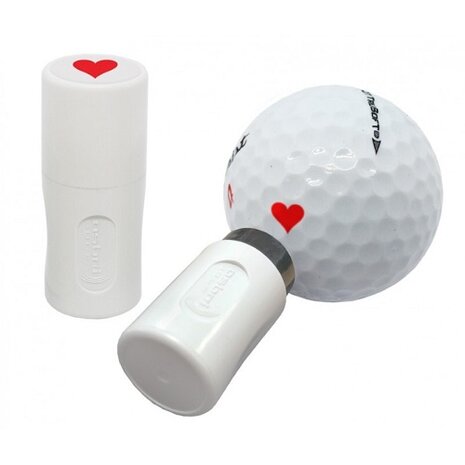 Asbri Golf Ball Stamper Red Heart