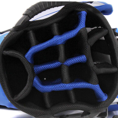 Cobra Fly XL Golf Cart Bag, wit/blauw top divider